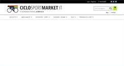 Desktop Screenshot of ciclosportmarket.it